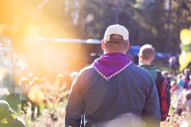 Gudstjänst med scoutinvigning 12 oktober
